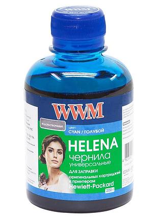 Чорнило wwm helena для hp 200г cyan водорозчинне (hu/c)