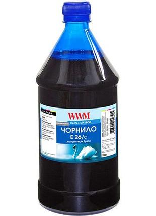 Чорнило wwm для epson expression premium xp-600/xp-605/xp-700 1000г cyan водорозчинне (e26/c-4)