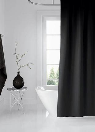 Штора для ванної тропік black 240*200 см
