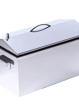 Коптилка горячего копчения smokehouse l deluxe