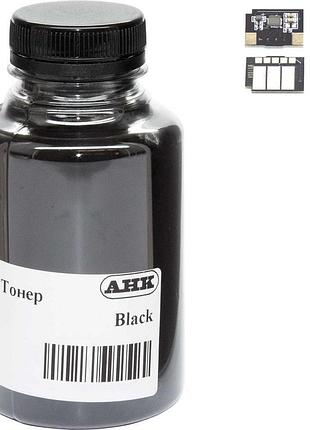 Тонер + чип анк для hp neverstop laser 1000/mfp 1200 бутль 75г black (3203848)