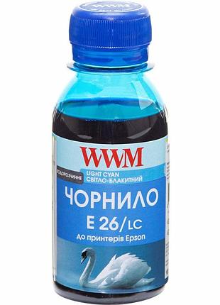 Чорнило wwm для epson expression photo xp-55/xp-750/xp-850 100г light cyan водорозчинне (e26/lc-2)