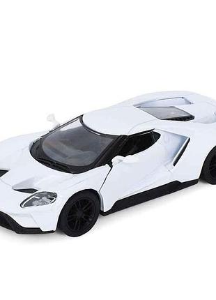 Машинка kt5391w метал інерц-я 12см білий 1:38 тм metr