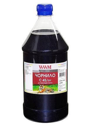 Чернила wwm для canon cli-451gy 1000г gray водорастворимые (c45/gy-4)