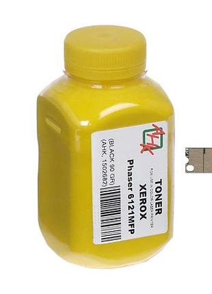 Тонер + чип анк для xerox phaser 6121mfp бутль 90г yellow (1502689)