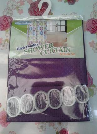 Шторка в ванную комнату тканевая shower curtain