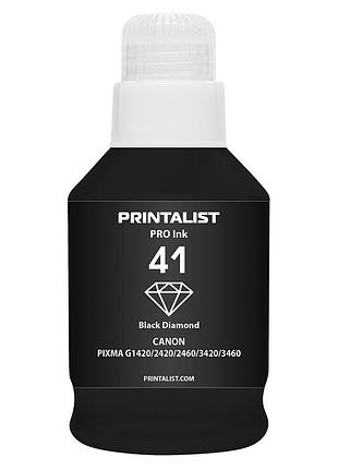 Чернила printalist gi-41 для canon pixma g2420/3420 190г black пигментные (pl41bp)