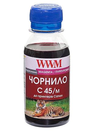 Чернила wwm для canon cl-441/cl-446/cli-451m 100г magenta водорастворимые (c45/m-2)