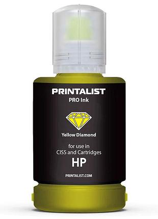 Чернила printalist для hp 140г yellow водорастворимые (pl-ink-hp-y)