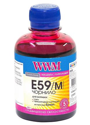 Чернила wwm для epson stylus pro 7700/9700/9890 200г magenta водорастворимые (e59/m) светостойкие