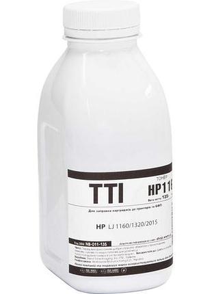 Тонер tti для hp lj 1160/1320/2015 бутль 135г black (nb-011-135)