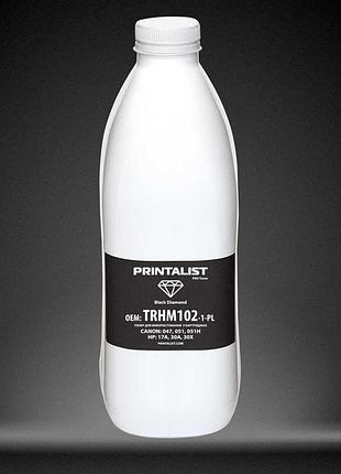 Тонер printalist для hp lj pro m102a/102w/130a бутль 1000г black (trhm102-1-pl)