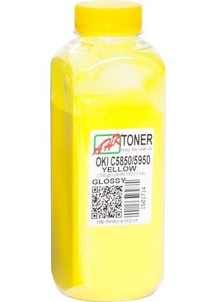 Тонер анк для oki c5850/5950 бюль 250г yellow (1501714)