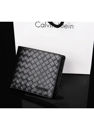 Мужской кошелек calvin klein veneta черный