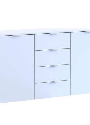 Комод у спальню doros рон 5 140х38х81 см білий (drs-011300)