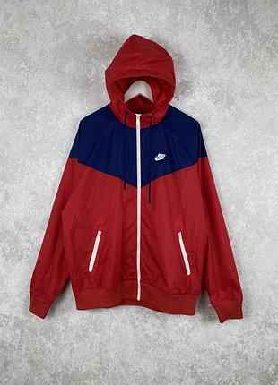 Чоловіча вітровка nike sportswear windrunner mens в гарному стані, оригінал m-l