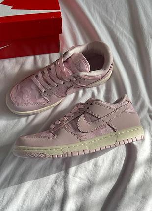 Жіночі кросіки найк данк / dunk low wmns lace pack - regal pink / кросівки найк 37 38 39 40 41