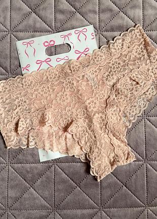 Трусики victoria’s secret персиковий