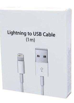 Кабель usb - lightning iphone istyle (l) белый 1м тм gerlax