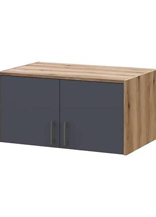Антресоль doros ронді дуб артизан/графіт 2 дсп 82х52х41 drs-011606 (80737812)