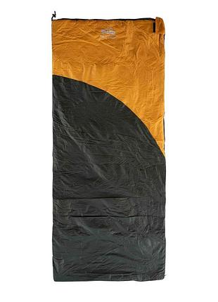 Спальный мешок tramp airy light одеяло с капюшом левый yellow/grey 190/80 utrs-056
