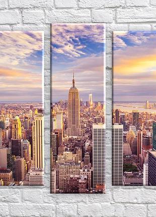Модульна картина на полотні з 5-ти частин "nyc 19"