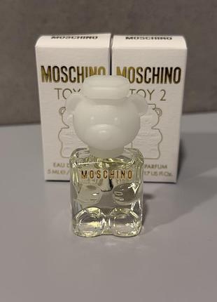 Moschino toy 2 парфумована вода жіноча, 5 мл (мініатюра)