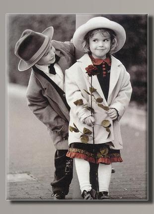 Картина на полотні "ретро діти від kim anderson"