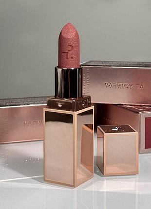 Матовая помада для губ patrick ta major headlines matte suede lipstick (seductive) 4 g