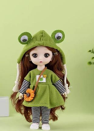 Лялька bjd 16 см шарнірна з одягом!
