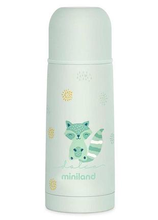 Дитячий термос miniland silky thermos на 350 мл mint