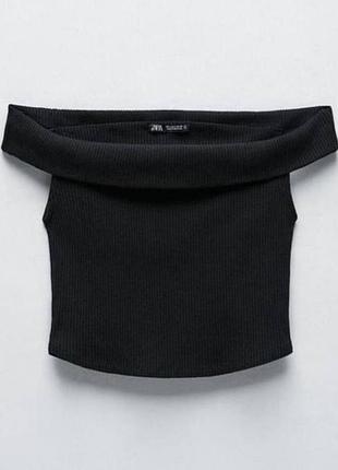 Zara • кроп-топ з відкритими плечима