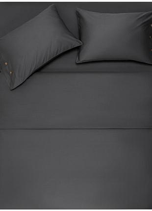 Простынь ardesto mix&match premium, 180х240см, 100% хлопок, сатин, серый