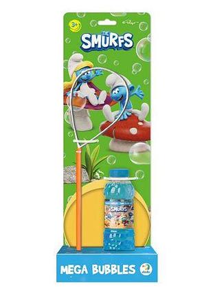 Мыльные пузыри "mega bubbles смурфы / the smurfs". объем 450 мл