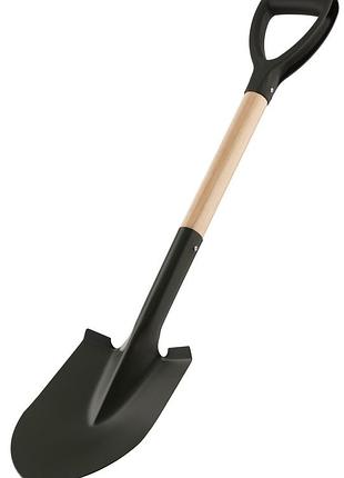 Лопата штикова 2e digger 1, компактна, дерев’яний держак, 1.5мм, 78см, 0.93кг