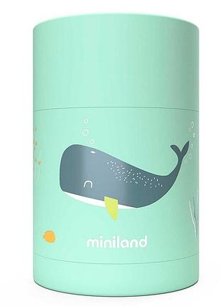 Дитячий термос для їжі miniland silky thermos на 600 мл ocean whale