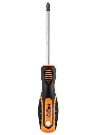 Викрутки neo tools sl,ph, сталь crv, набір 8шт 4
