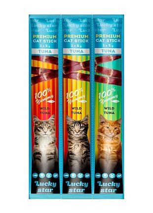 Палочка для котов из филе дикого тунца 15г 3 шт/спайка (cs05)