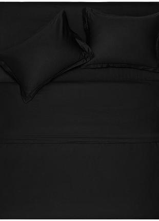Пододеяльник ardesto mix&match premium, 200х220см, 100% хлопок, сатин, черный