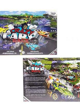 Настольная игра "crazy cars race"