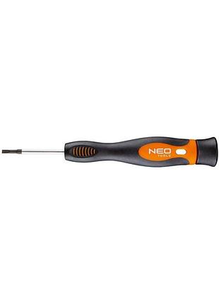 Викрутка neo tools плоска, прецизійна, sl2.5x50мм, сталь s2