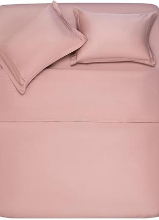 Простынь на резинке ardesto mix&match premium, 180x200+30см, 100% хлопок, сатин, розовый светлый