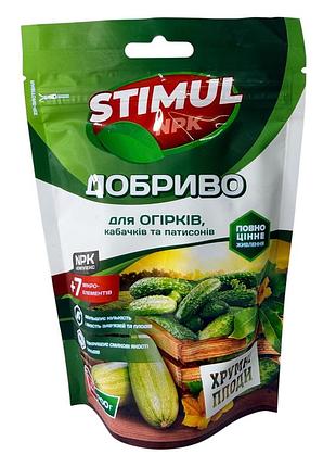 Удобрение кристаллическое, 200г тм "stimul npk" для огурцов, кабачков и патисонов