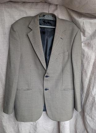 Классический пиджак marks &amp; spencer в мелкую клетку | smart casual