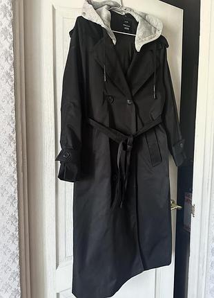 Тренч плащ с капюшоном 4