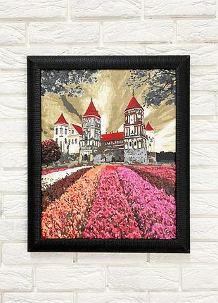 Багетна рамка (бароко в сріблі 4,5 см) 60x70