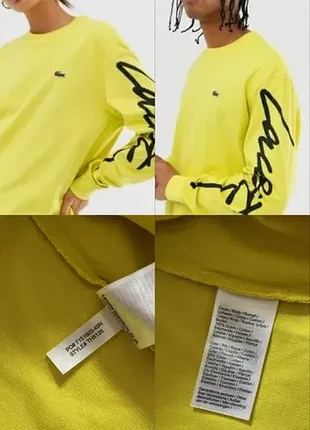 Лонгслив lacoste l!ve unisex 7