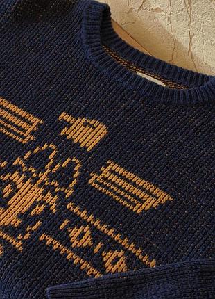 Свитер кофта ковбойский байкерский вестерн levis thunderbird navajo levi's