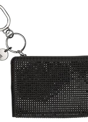 Візитниця victoria's secret foldover card case keychain black diamond