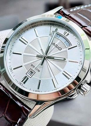 Мужские часы casio mtp-1381l-7a оригинал в коробке касио